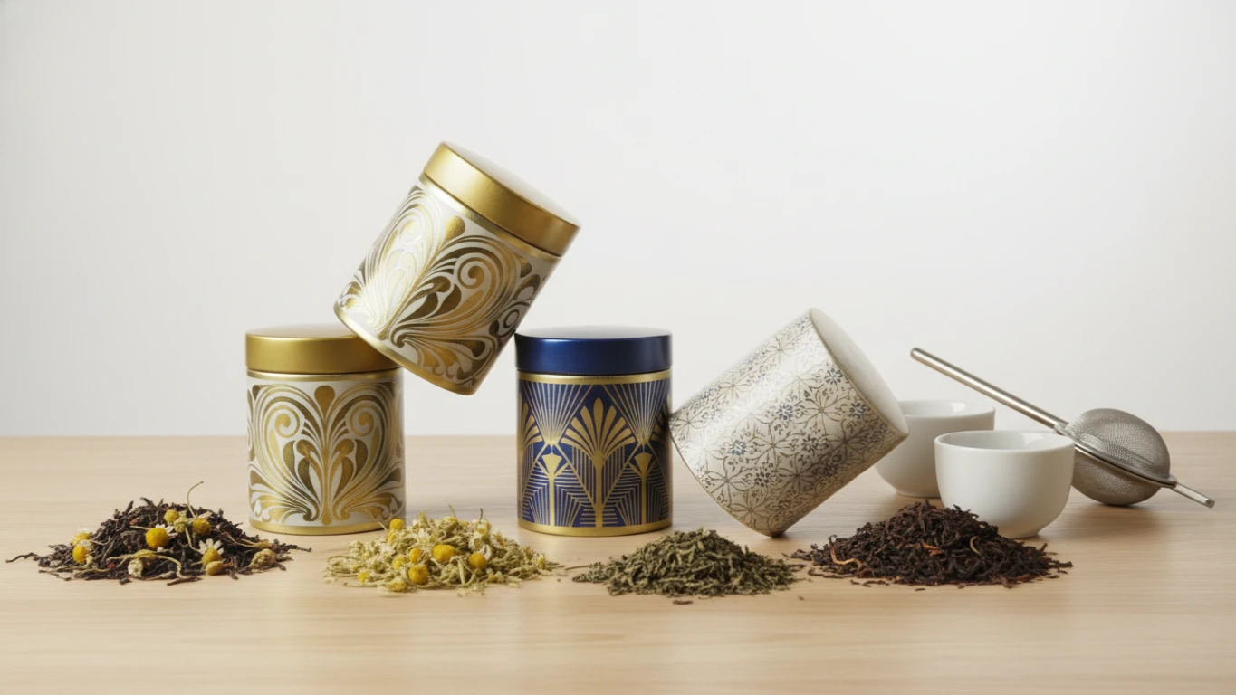 Kit de Chás Gourmet em Lata Decorativa