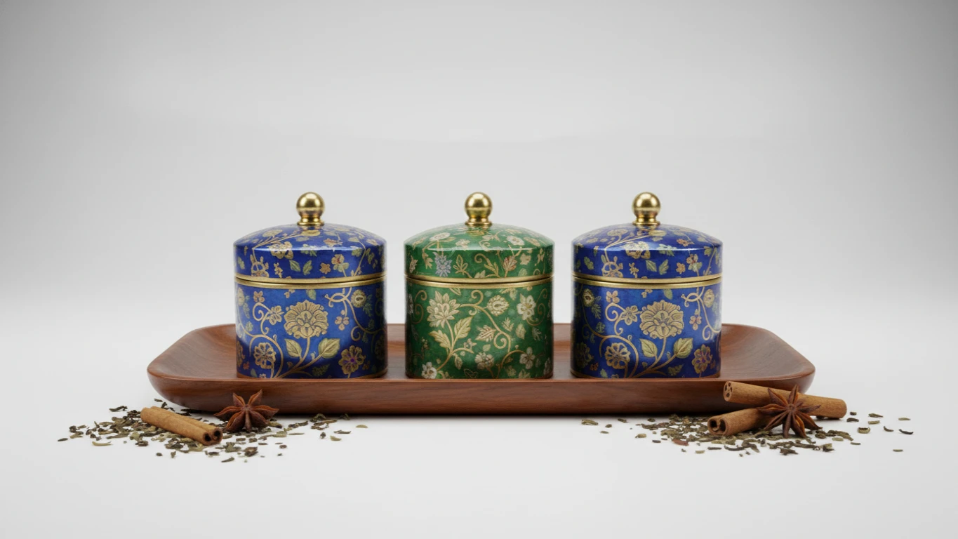 Kit de Chás Importados em Lata Decorativa