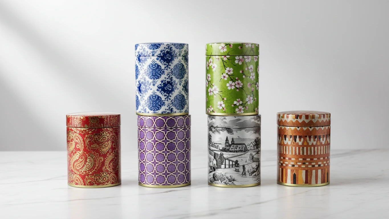 Kit de Chás Importados em Latinhas Decorativas