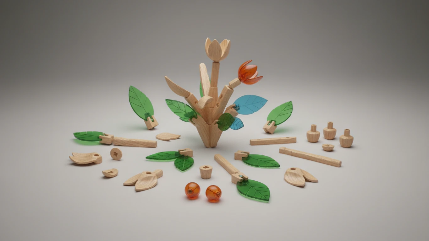 Kit de Construção Botânico
