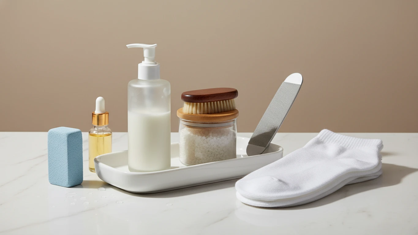 Kit de Cuidados Essenciais para os Pés