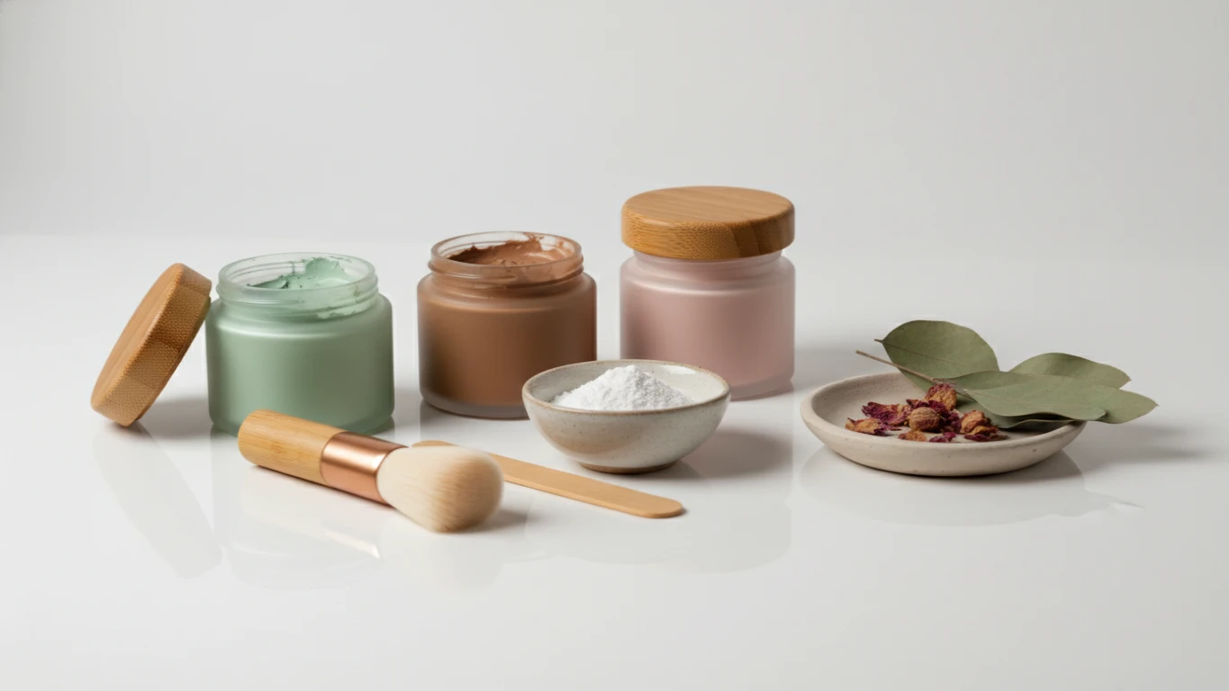 Kit de Cuidados Faciais de Argila