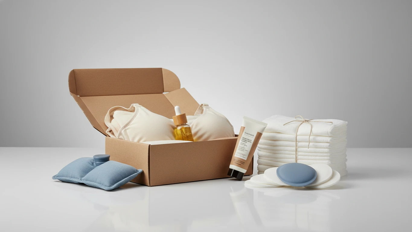Kit de Cuidados Pós-Parto para a Mãe