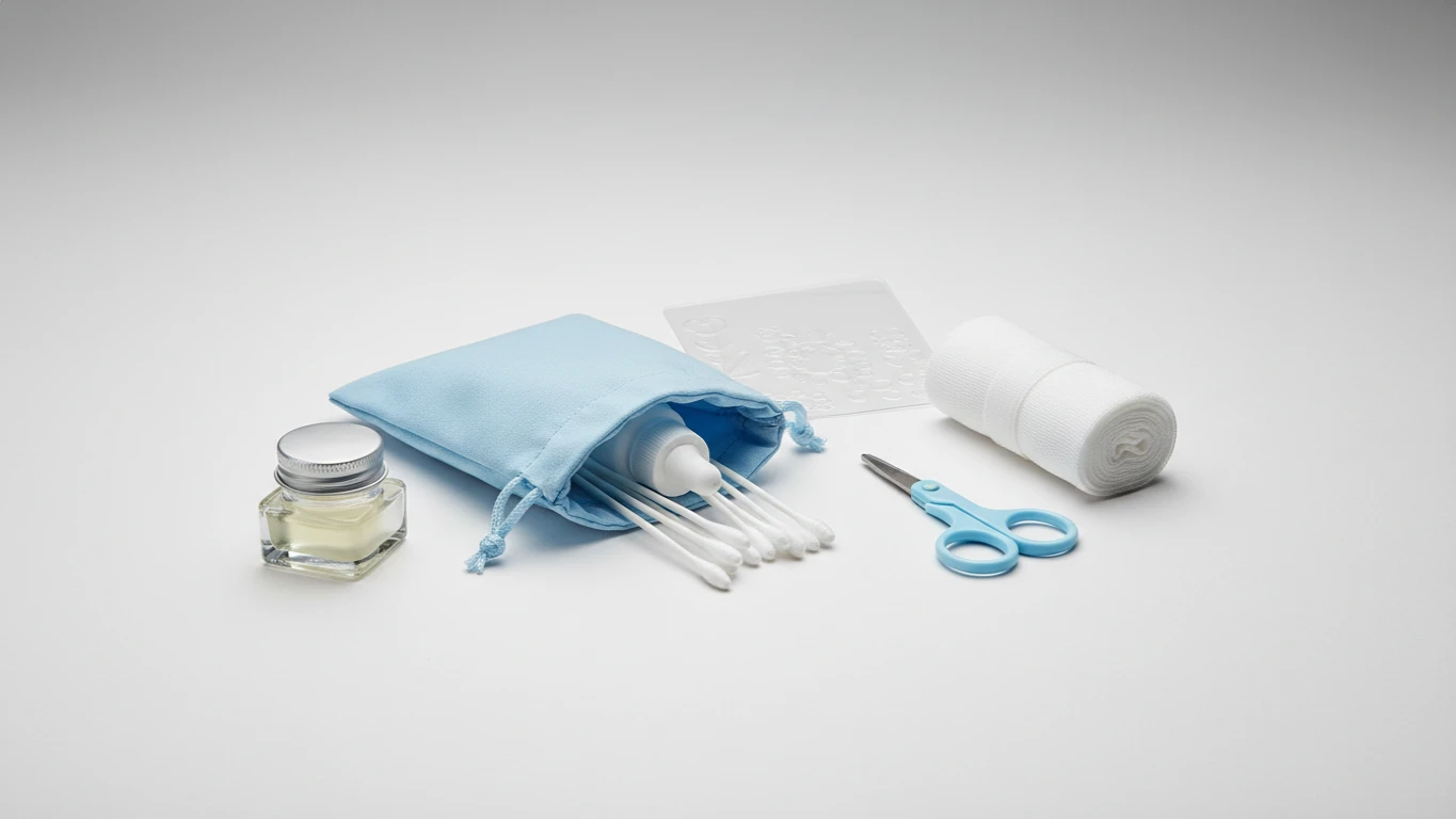 Kit de Cuidados para o Umbigo do Bebê