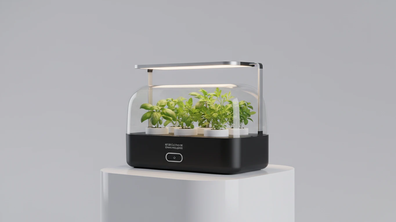 Kit de Cultivo de Ervas Inteligente