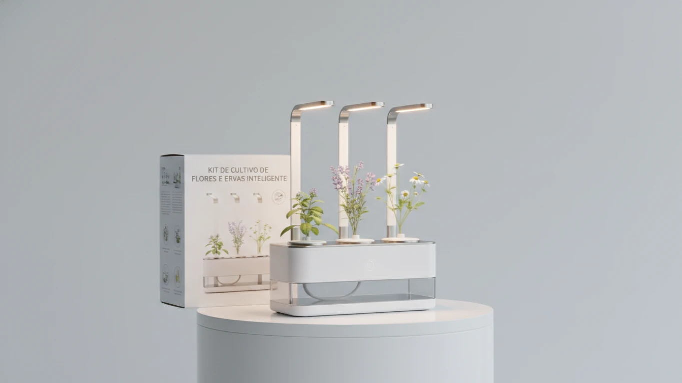 Kit de Cultivo de Flores e Ervas Inteligente