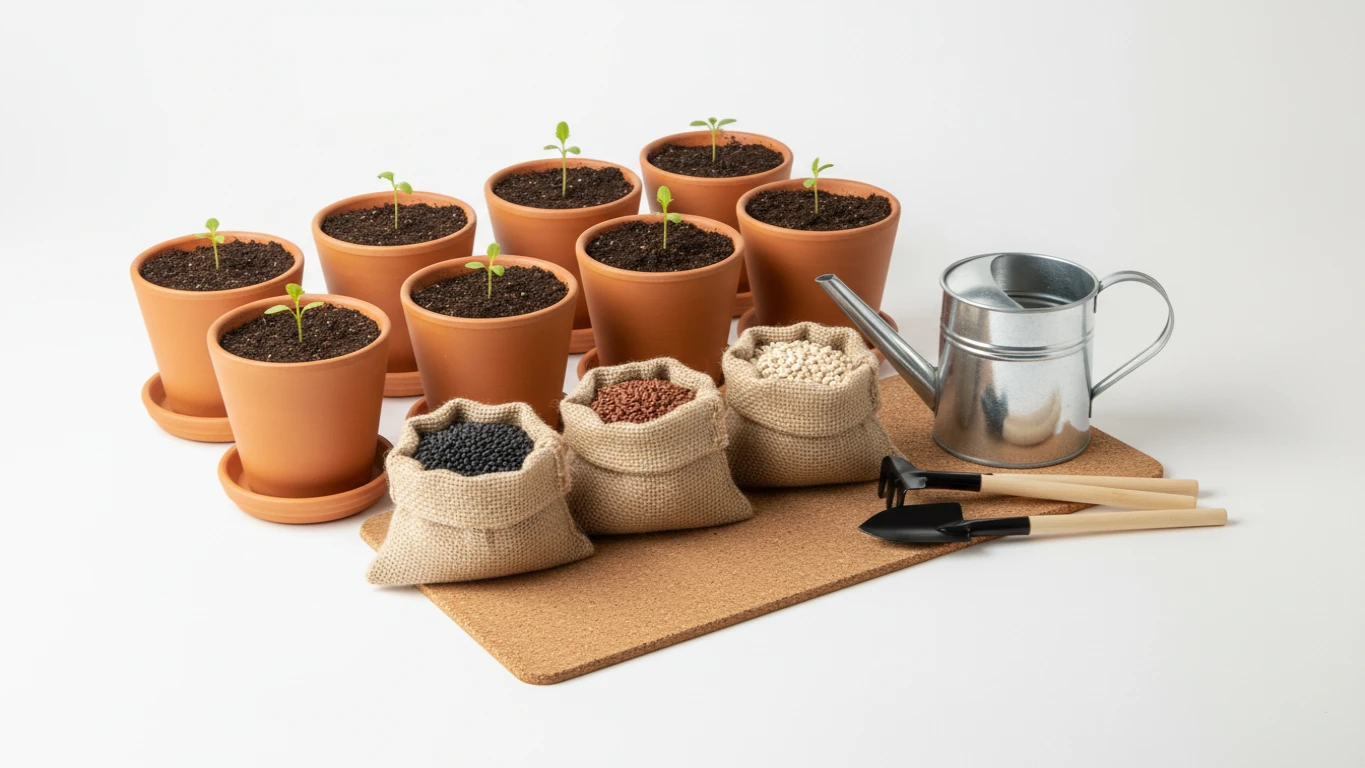 Kit de Cultivo de Horta Caseira