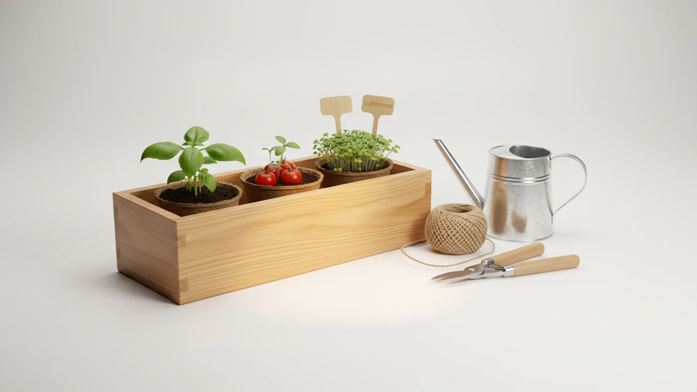 Kit de Cultivo de Horta Urbana