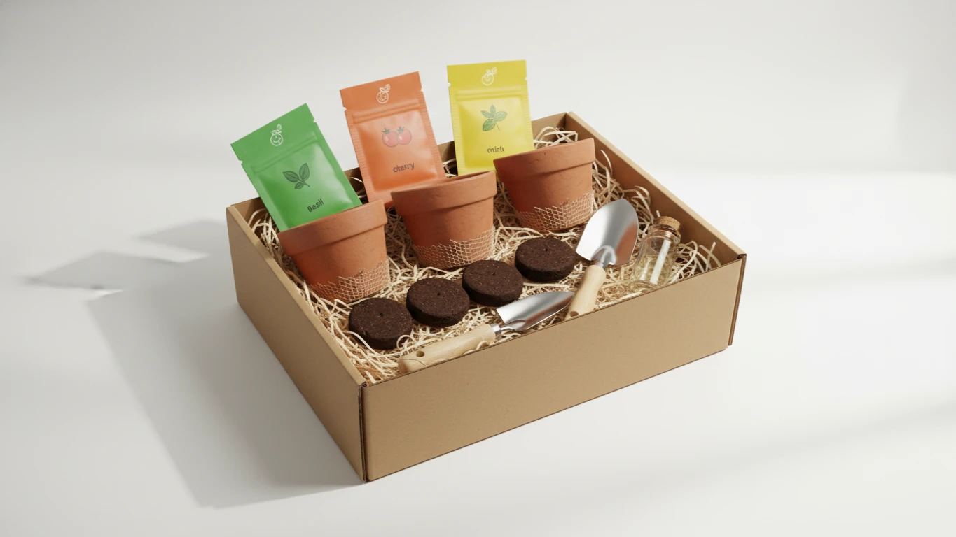 Kit de Cultivo de Mini Horta Caseira