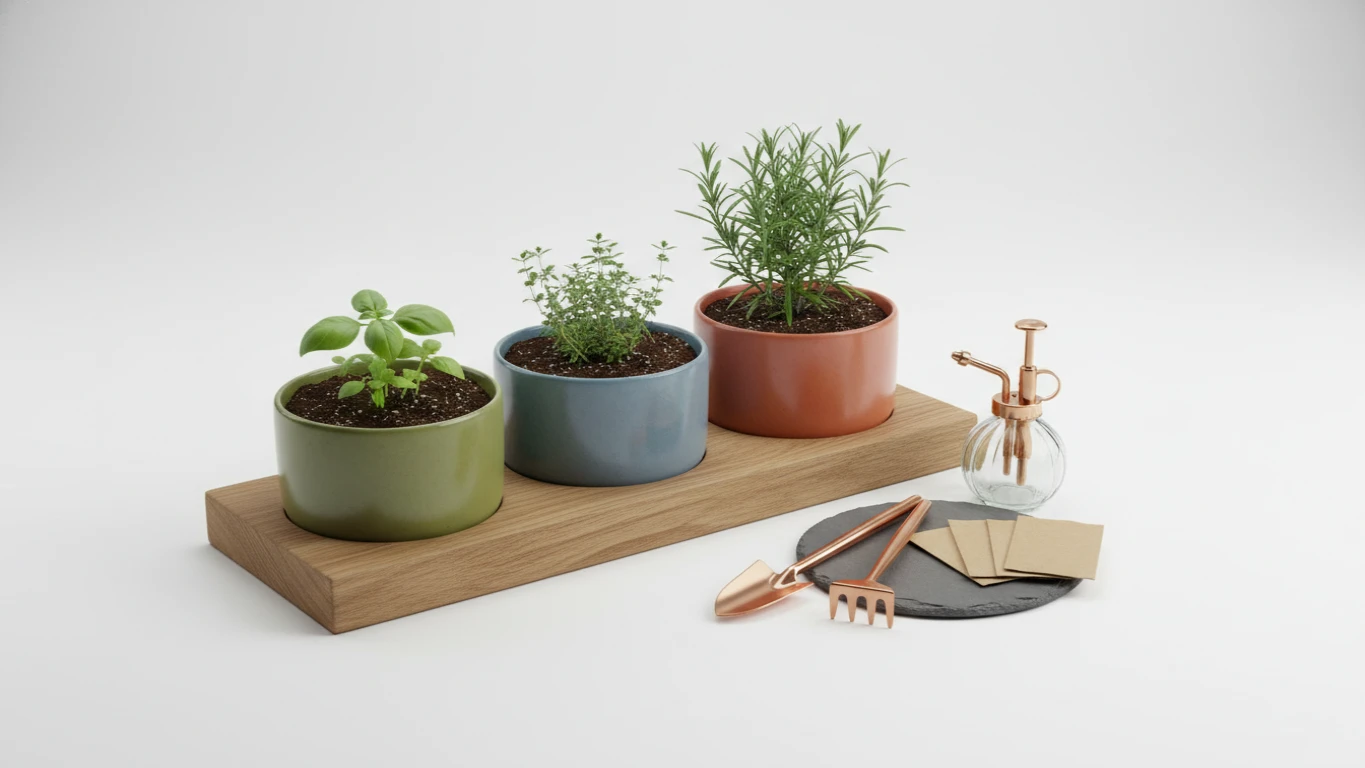 Kit de Cultivo de Temperos em Casa