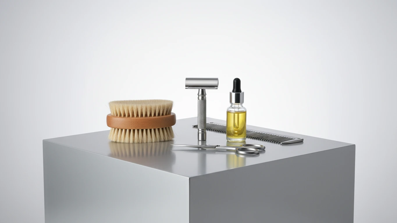 Kit de Ferramentas para Barba e Bigode