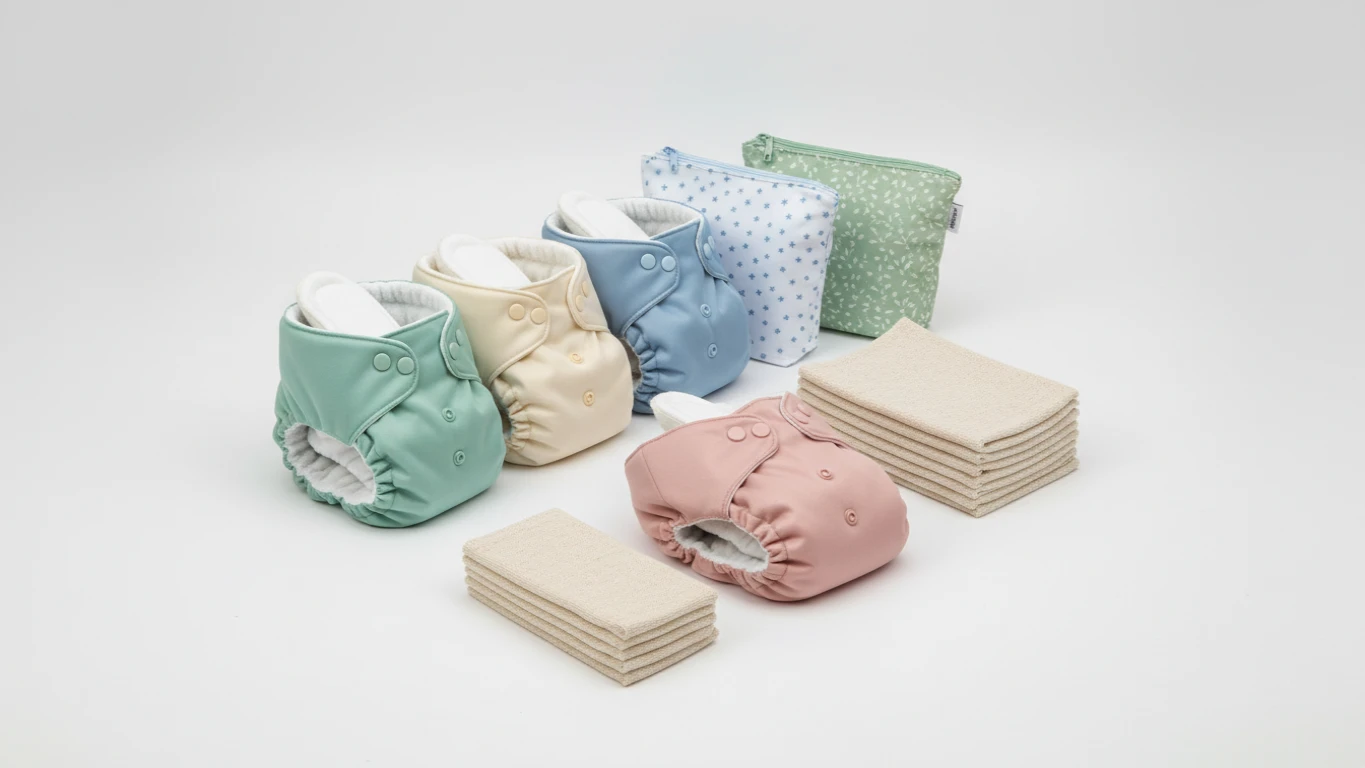 Kit de Fraldas Ecológicas Reutilizáveis