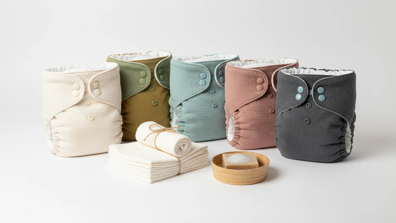 Kit de Fraldas Ecológicas de Pano