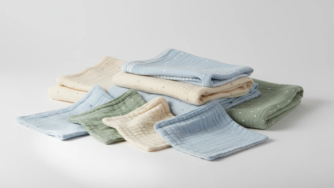 Kit de Fraldas de Boca e Paninhos de Ombro