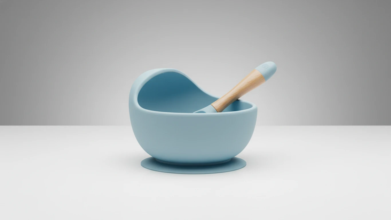 Kit de Introdução Alimentar com Tigela e Colher