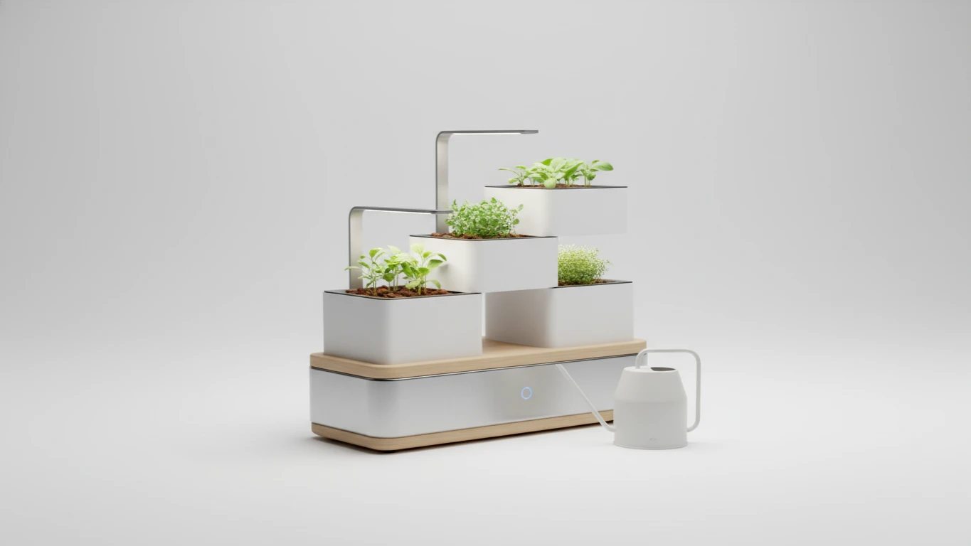 Kit de Jardinagem Inteligente para Apartamento