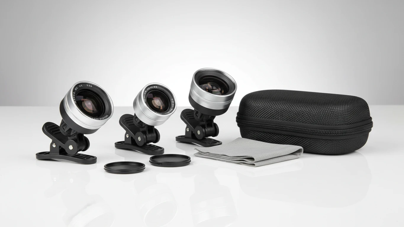 Kit de Lentes Clip-on para Smartphone