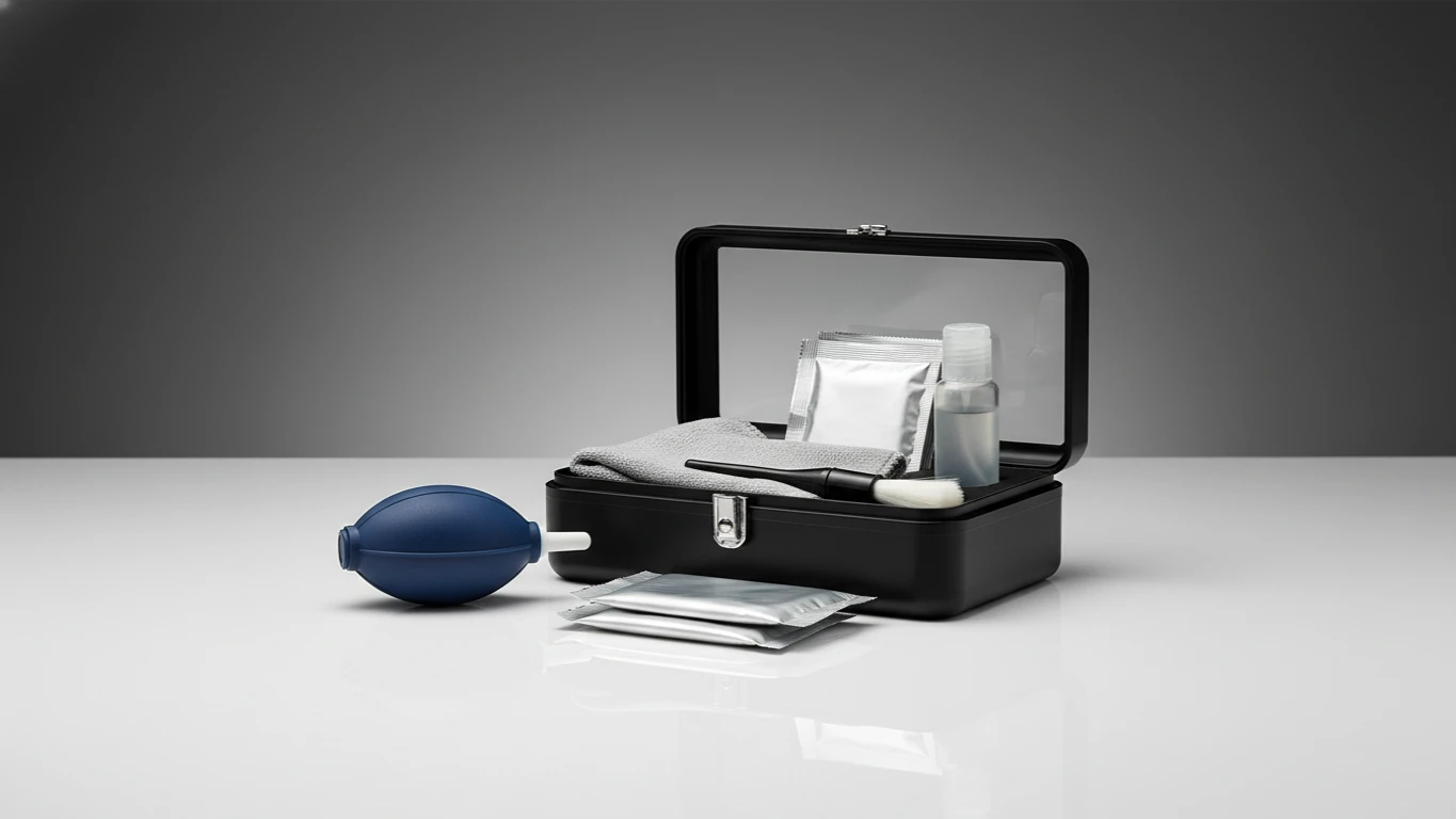 Kit de Limpeza de Lentes de Precisão