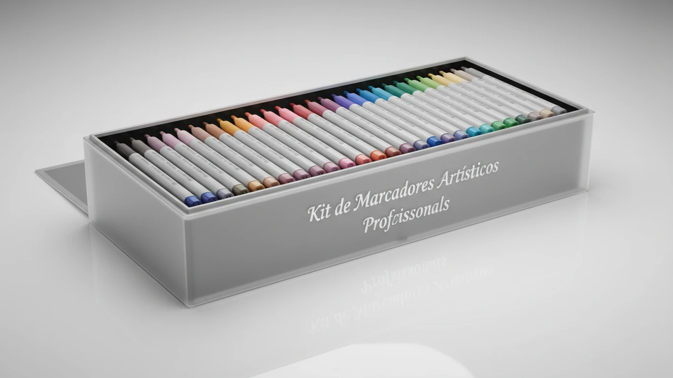 Kit de Marcadores Artísticos Profissionais