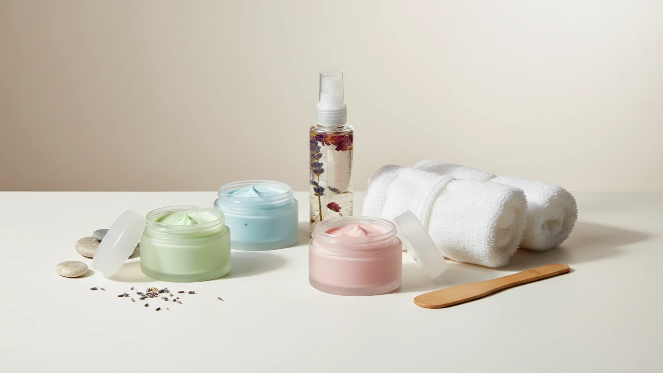 Kit de Máscaras Faciais e Capilares Relaxantes