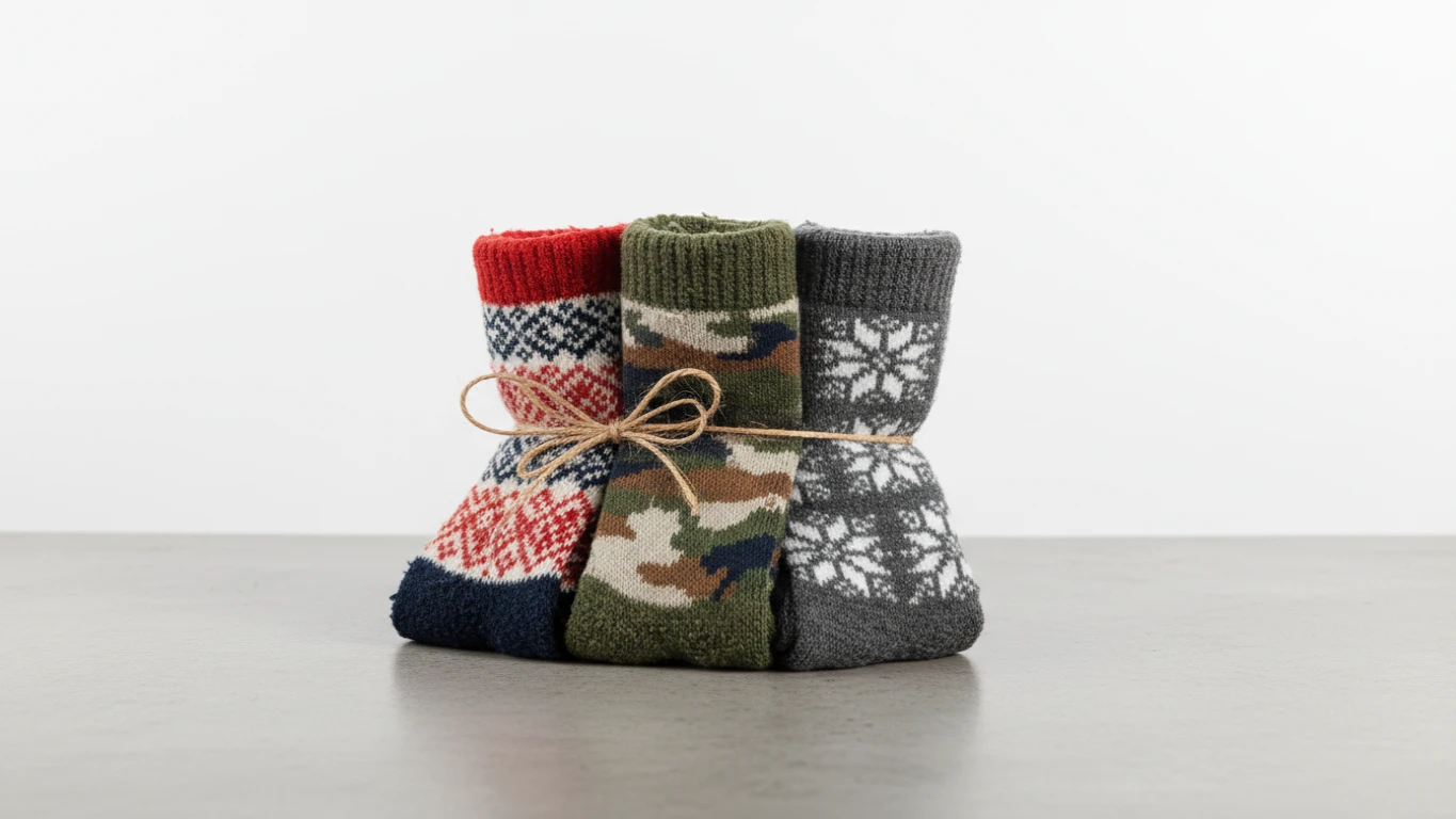 Kit de Meias Térmicas Estampadas