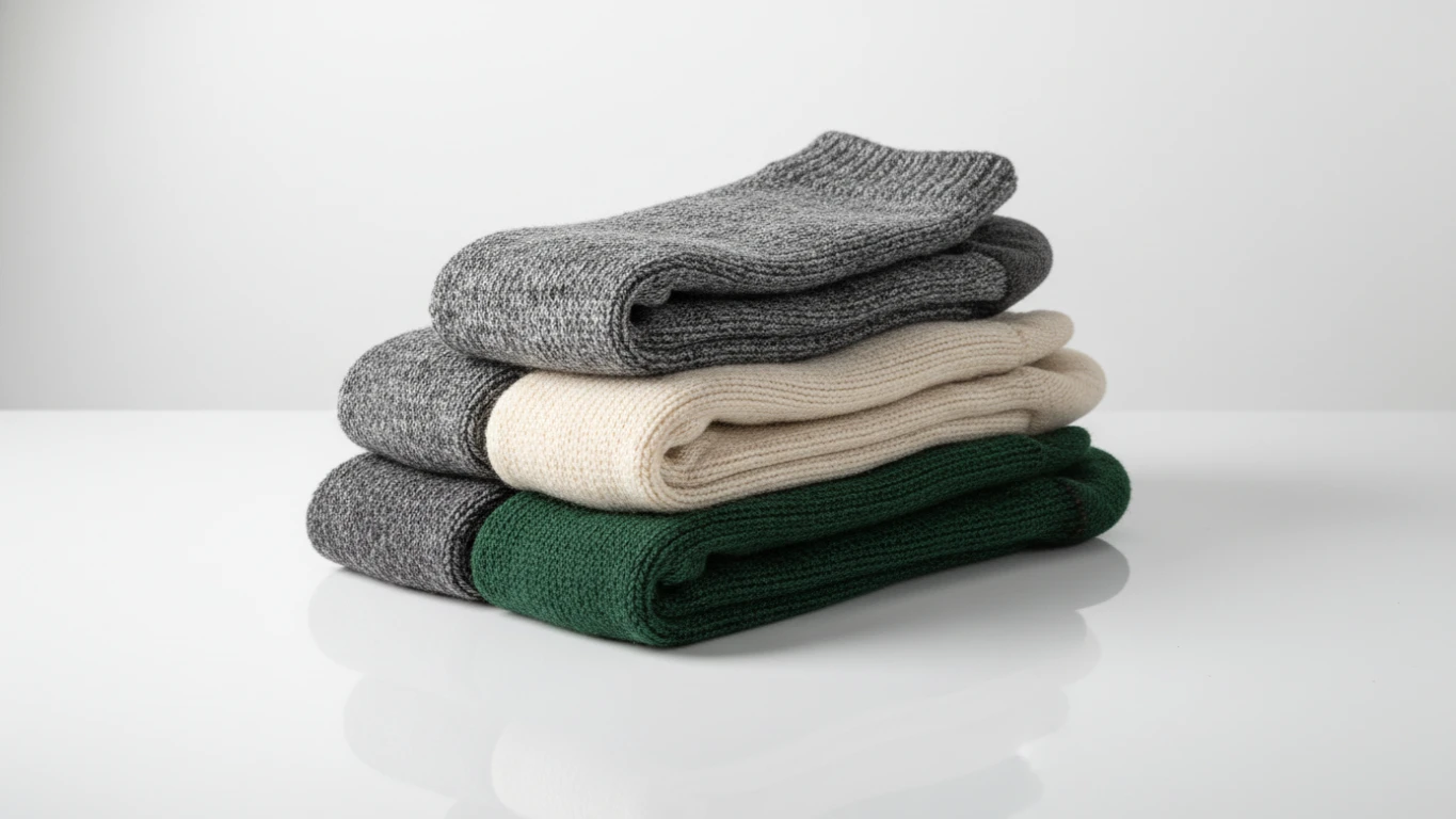 Kit de Meias Térmicas de Cano Alto