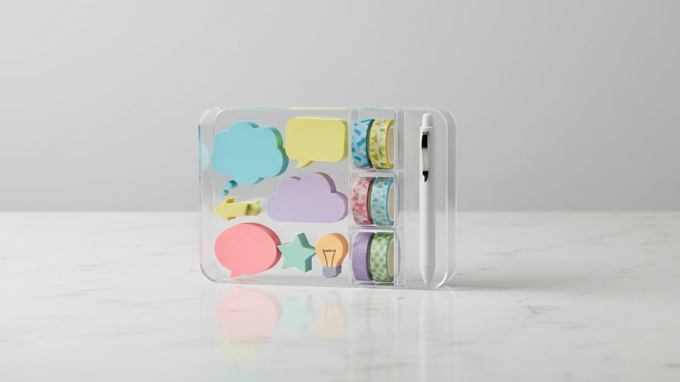 Kit de Notas Adesivas Criativas