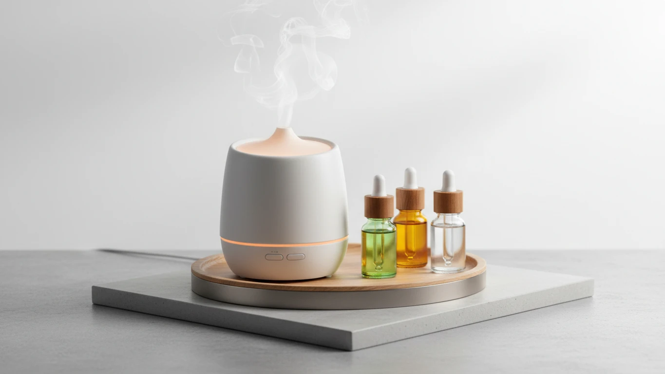 Kit de Óleos Essenciais e Difusor