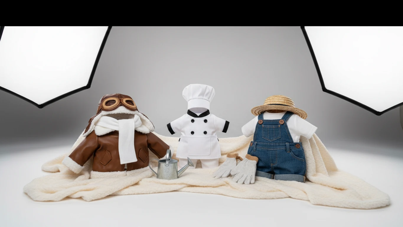 Kit de Roupinhas Temáticas para Ensaios Fotográficos