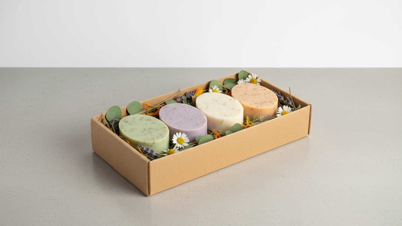 Kit de Sabonetes Botânicos de Luxo