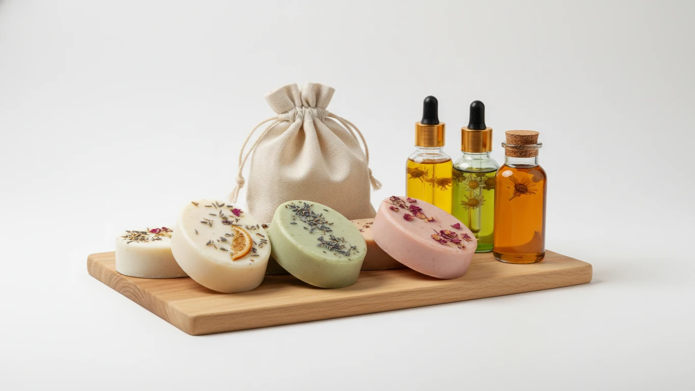 Kit de Sabonetes e Óleos Artesanais