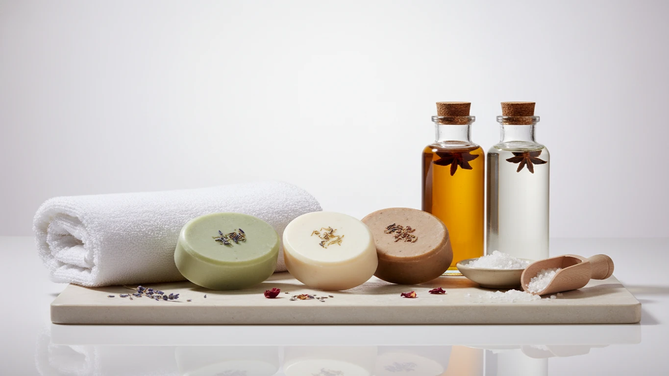 Kit de Sabonetes e Óleos de Banho