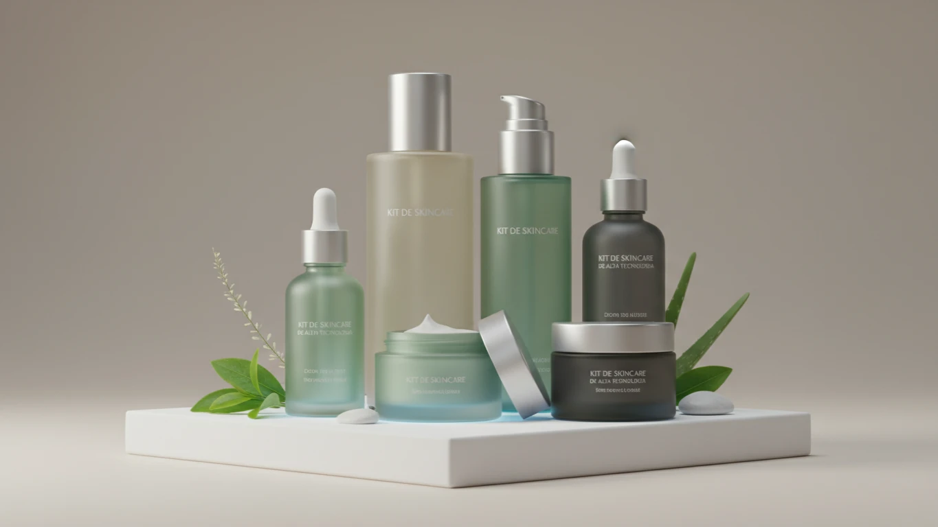 Kit de Skincare Vegano de Alta Tecnologia