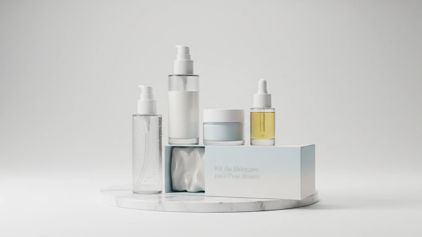 Kit de Skincare para Pele Jovem