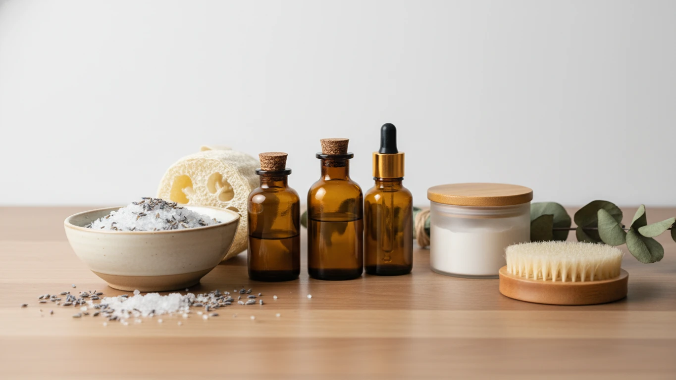 Kit de Spa em Casa com Cosméticos Naturais