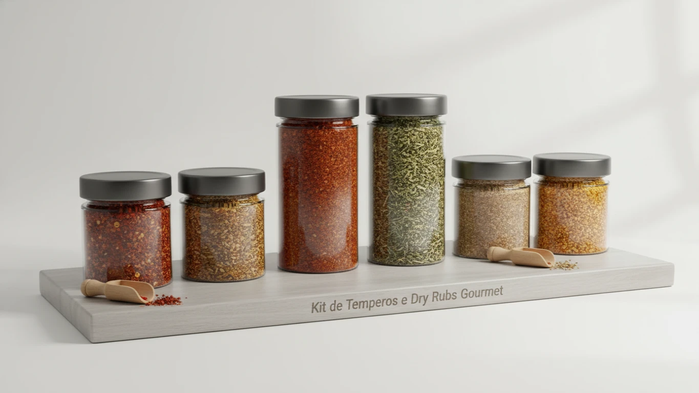 Kit de Temperos e Dry Rubs Gourmet