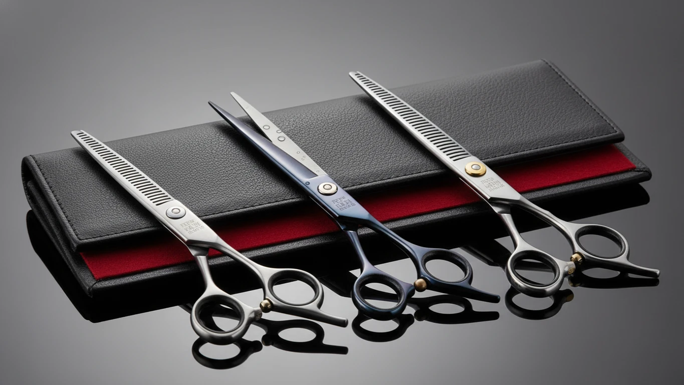 Kit de Tesouras Profissionais em Aço Japonês