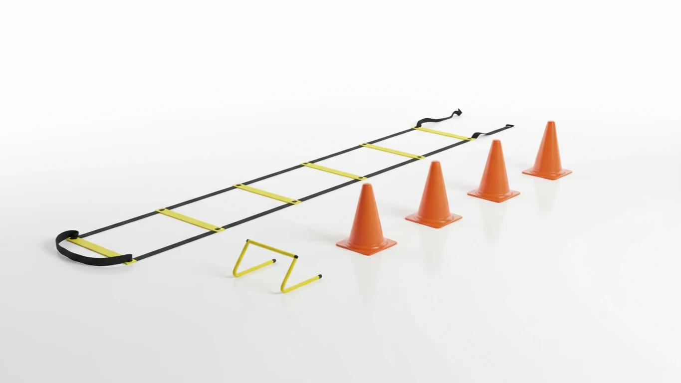 Kit de Treinamento de Agilidade com Escada e Cones