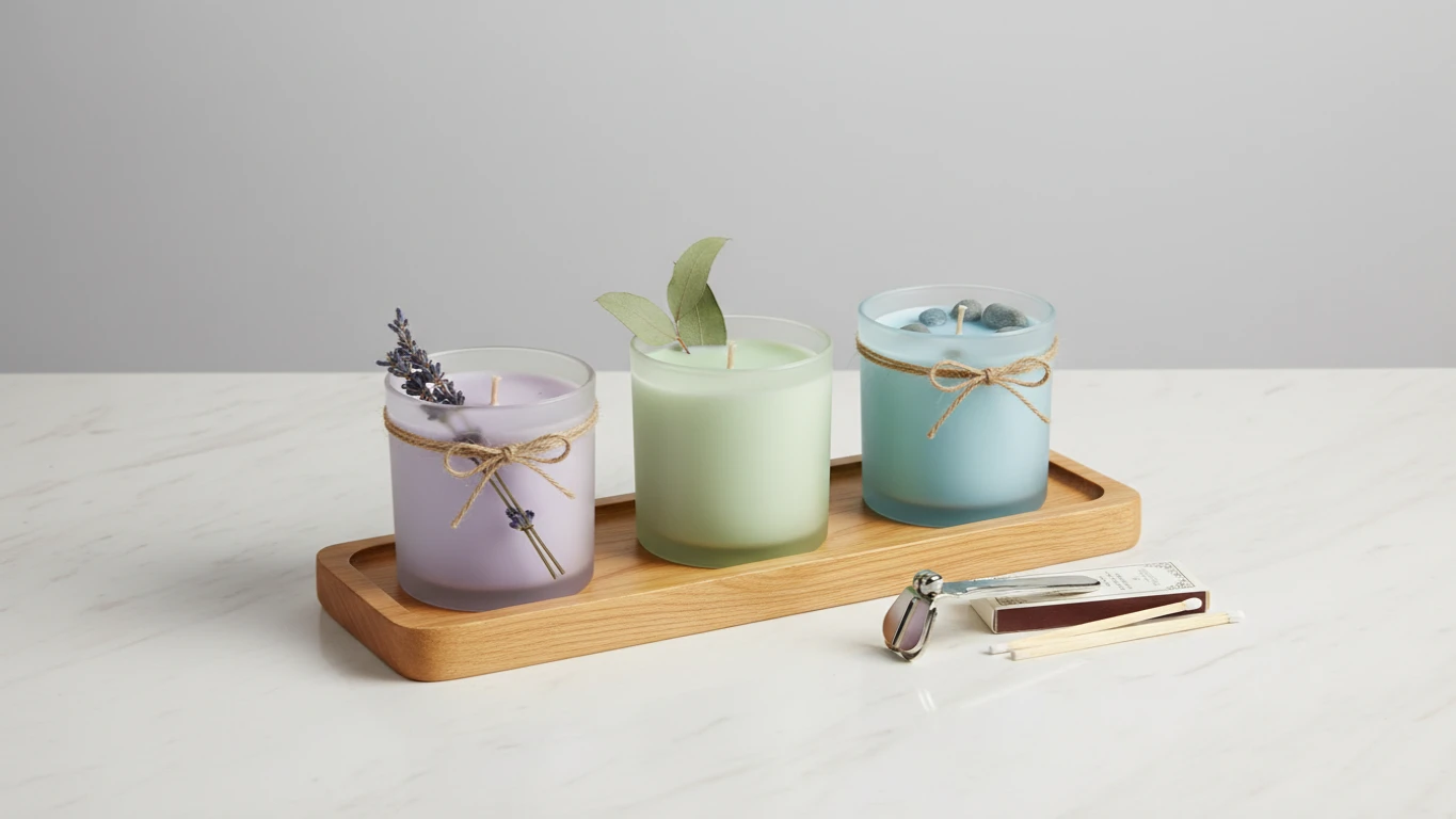 Kit de Velas Aromáticas Terapêuticas