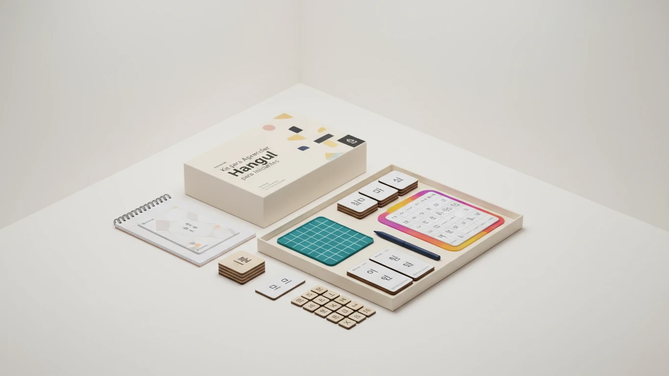 Kit para Aprender Hangul para Iniciantes