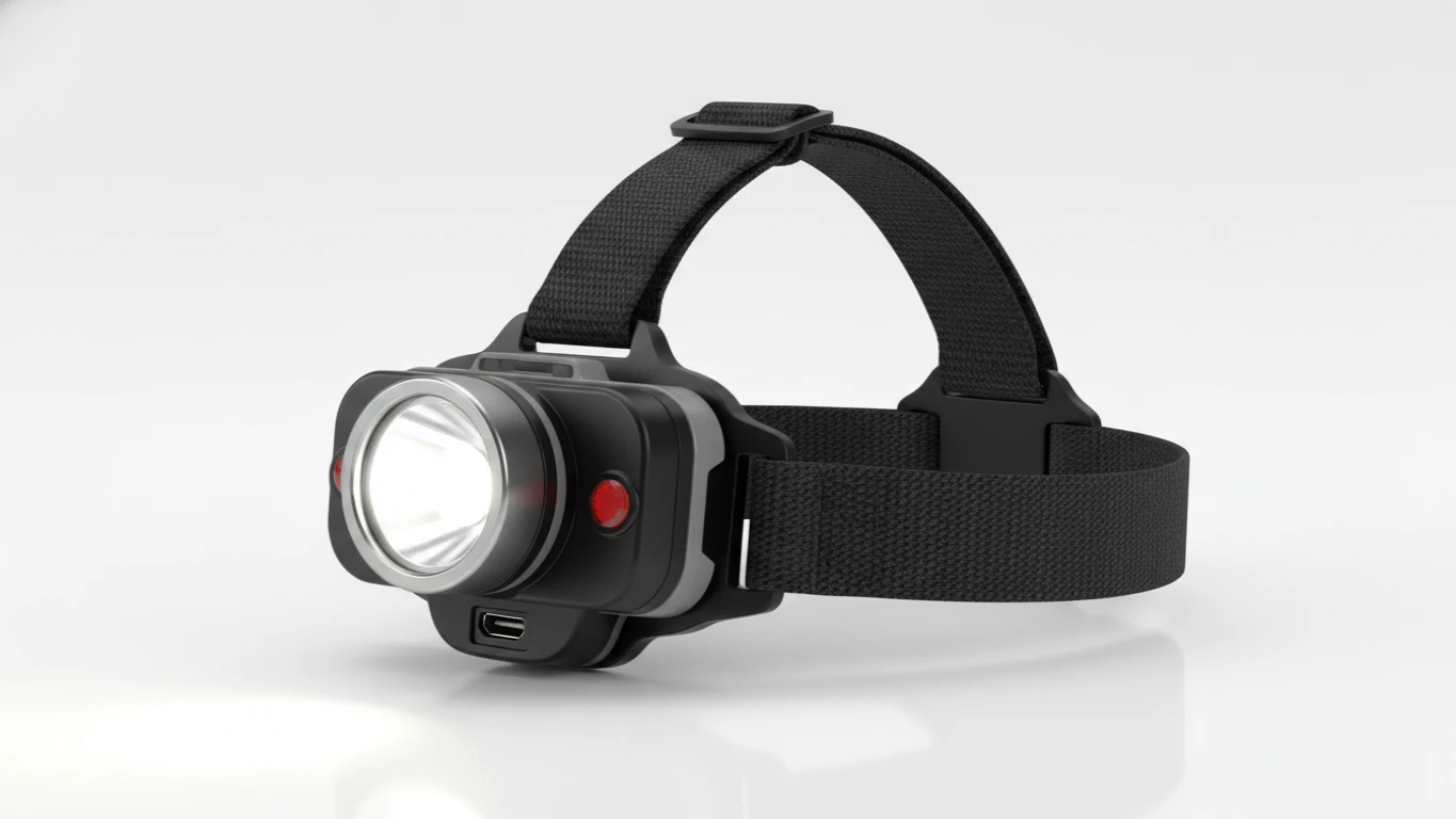 Lanterna de Cabeça Recarregável