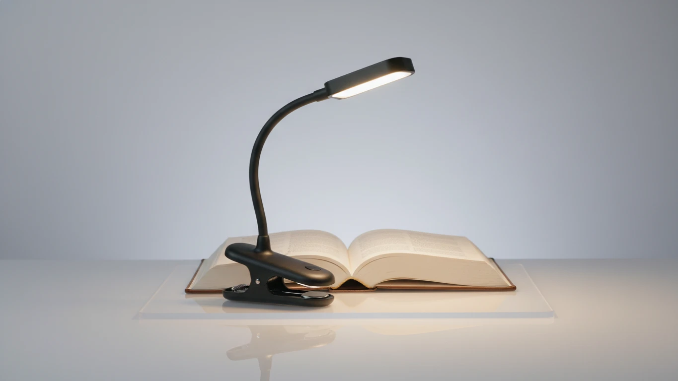 Lanterna de Livro com Clip