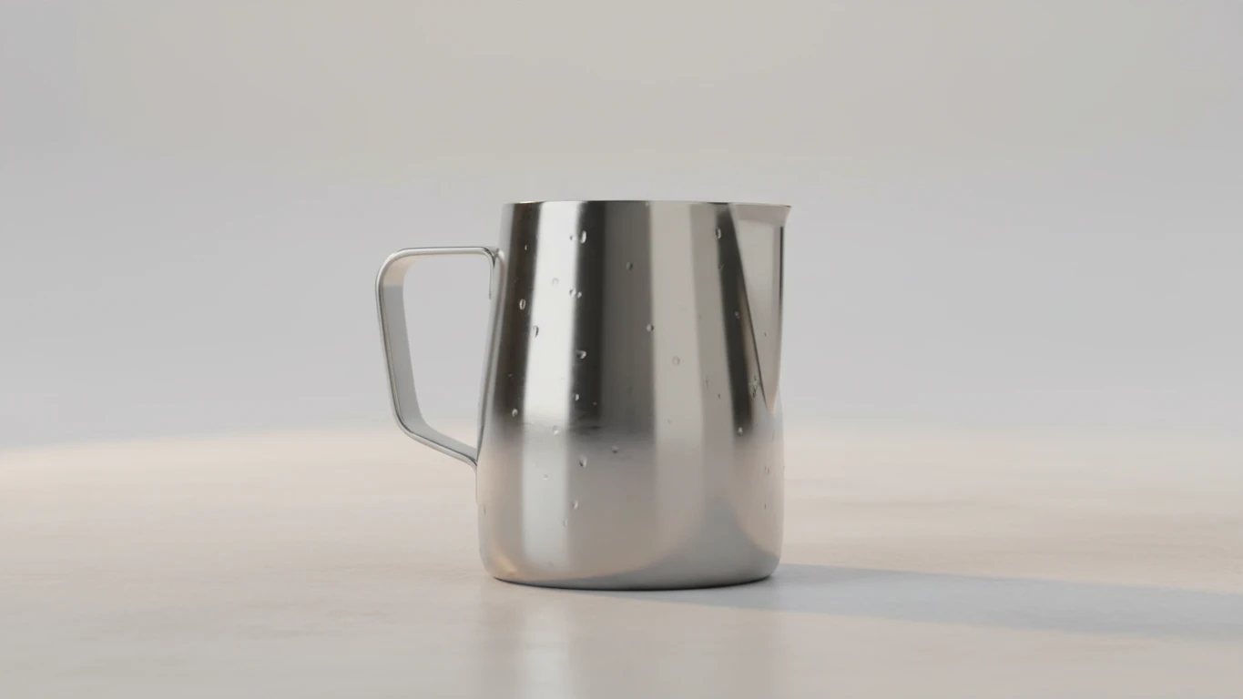 Leiteira de Inox para Latte Art
