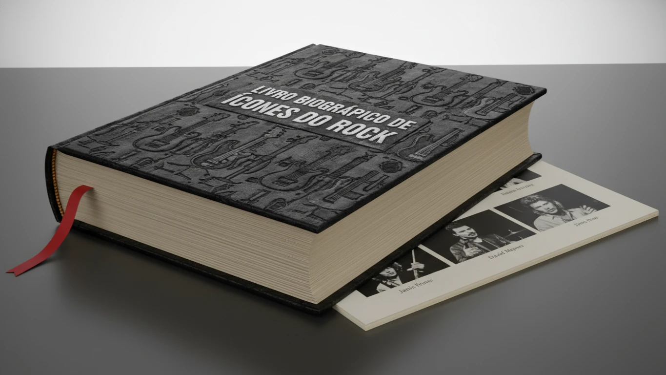 Livro Biográfico de Ícones do Rock