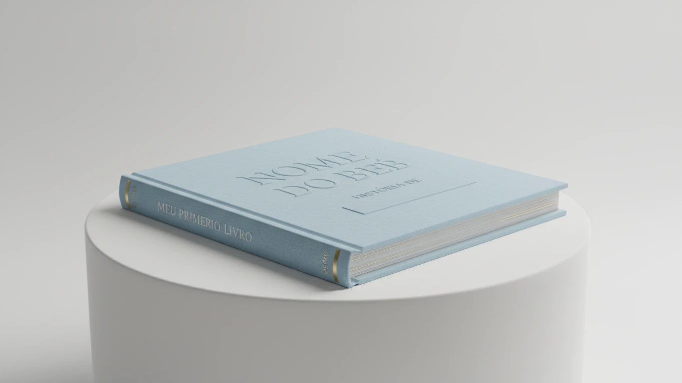 Livro Personalizado com o Nome do Bebê