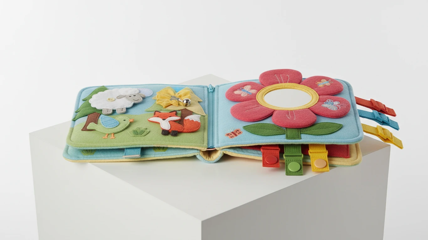 Livro Sensorial de Pano ou Interativo