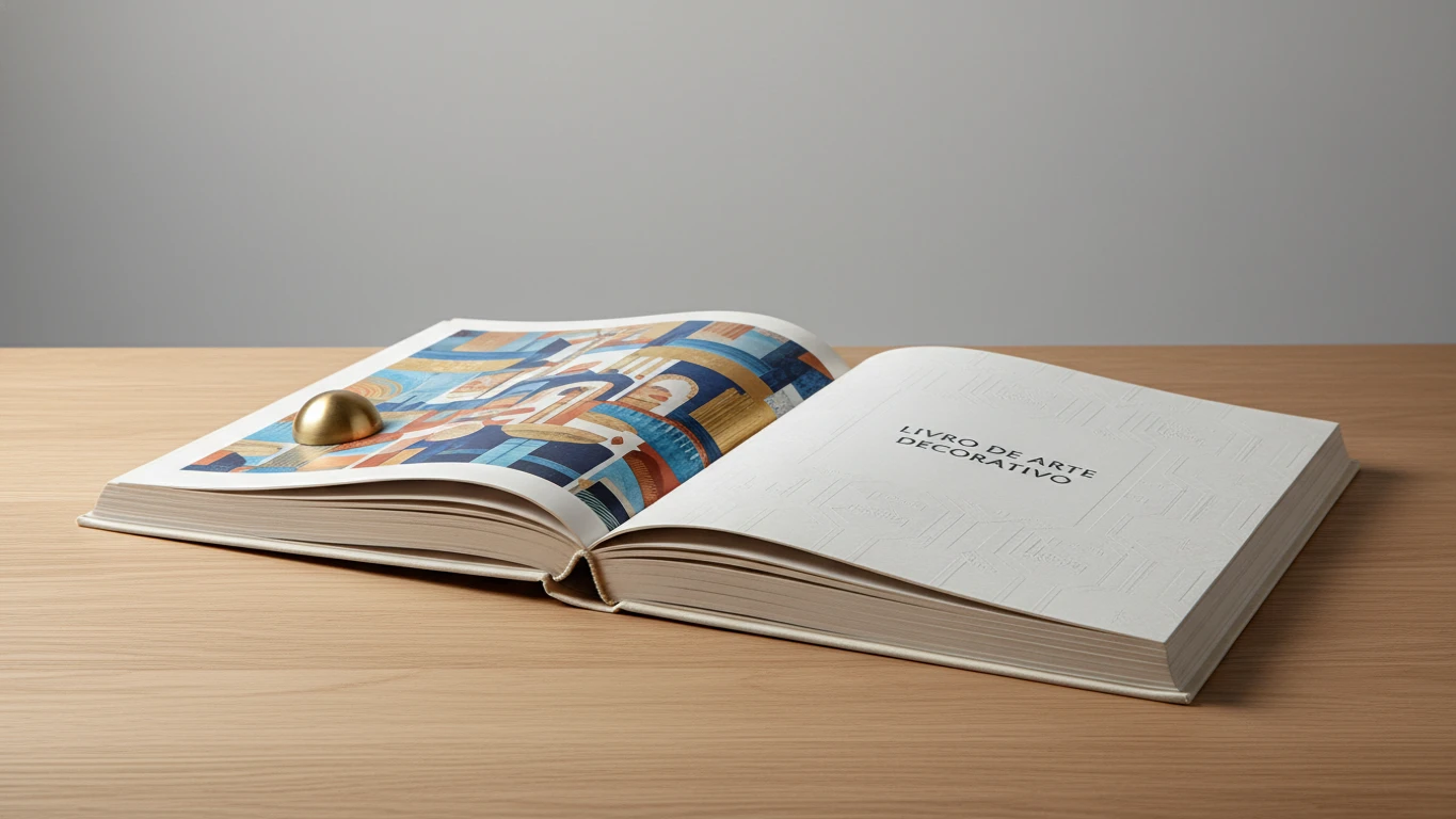 Livro de Arte Decorativo (Coffee Table Book)