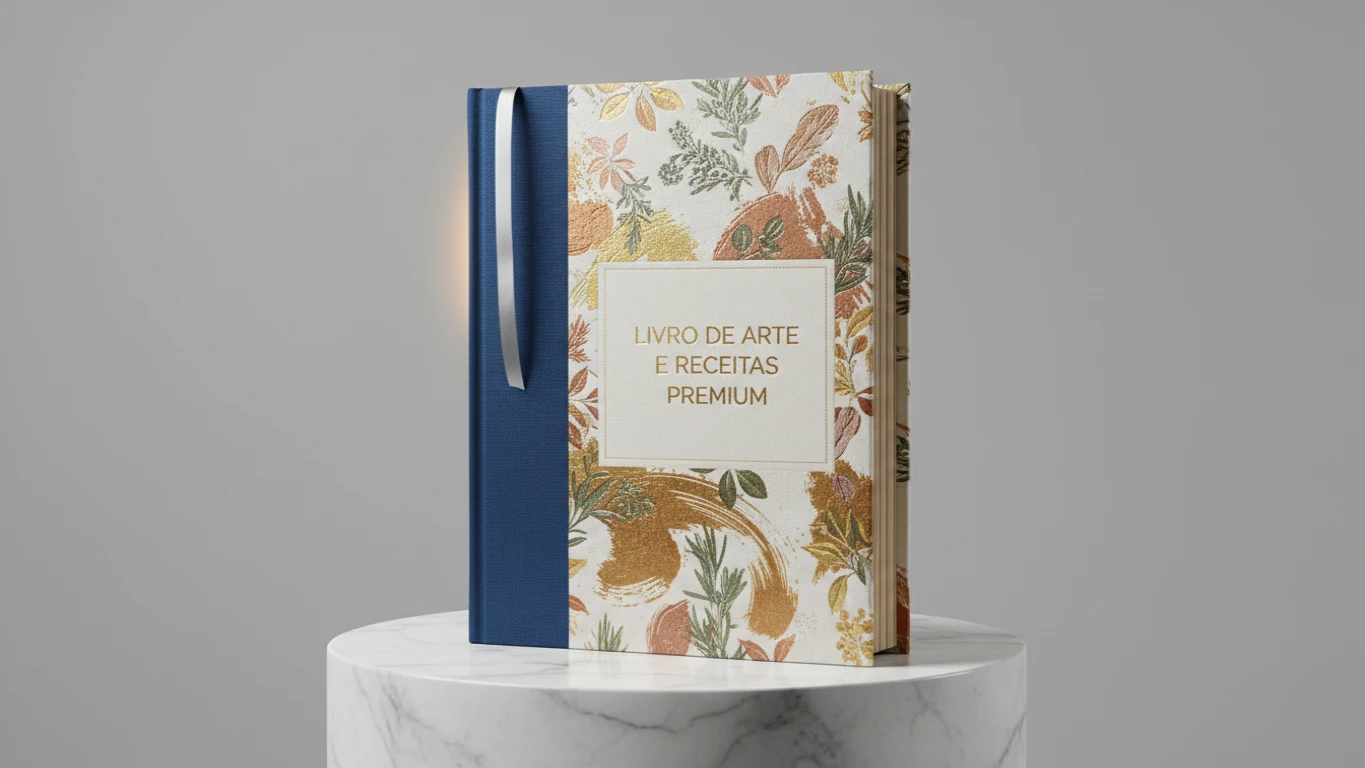 Livro de Arte e Receitas Premium
