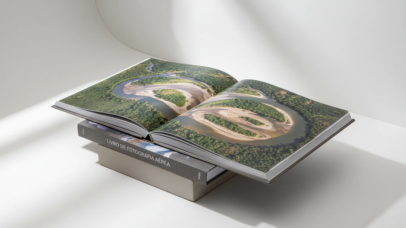 Livro de Fotografia Aérea (Coffee Table Book)
