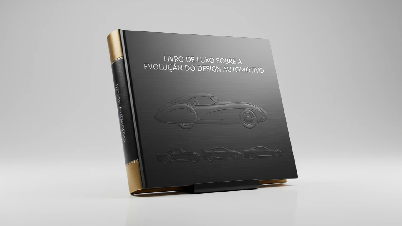 Livro de Luxo sobre a Evolução do Design Automotivo